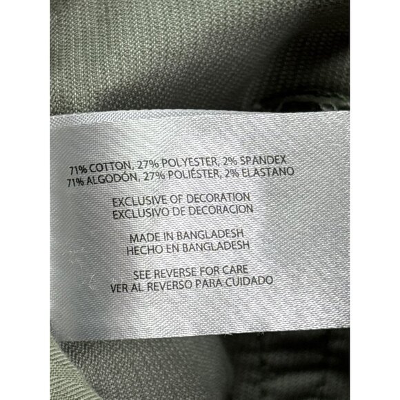 Gap Womens Corduroy Frayed Cut Off Raw Hem Shorts Size 6 Olive Green - Picture 6 of 7